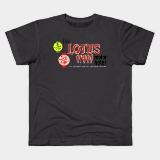 Vintage the Lotus Inn Motel Las Vegas Kids T-Shirt